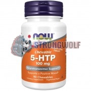 Chewable [Гидрокситриптофан] (90 табл), NOW Foods