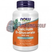 Calcium D-Glucarate (90 шт по 500 мг), NOW Foods